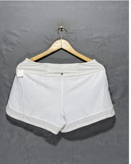 Nike White Sport Short For Women Large | ThriftHub.pk