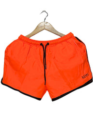 Boohooman Orange Parachute Short For Women Medium | ThriftHub.pk