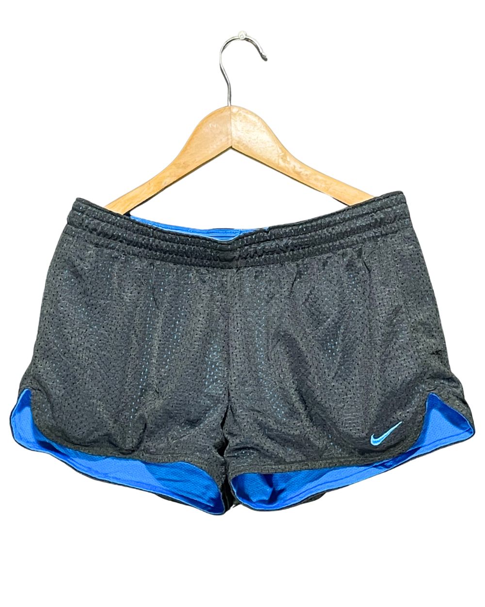 Nike Gray Sport Short For Women L | ThriftHub.pk