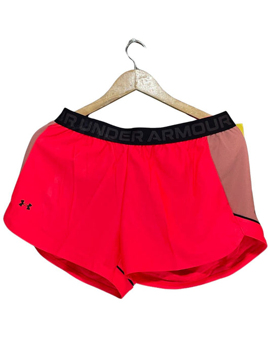 Under Armour Pink Sport Short For Women Large | ThriftHub.pk
