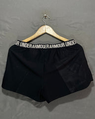 Under Armour Black Sport Short For Women Large | ThriftHub.pk