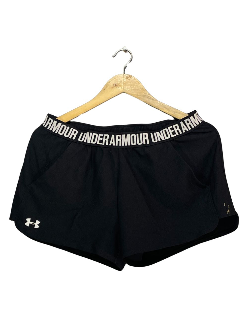 Under Armour Black Sport Short For Women Large | ThriftHub.pk