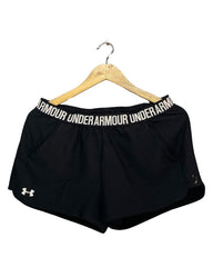 Under Armour Black Sport Short For Women Large | ThriftHub.pk