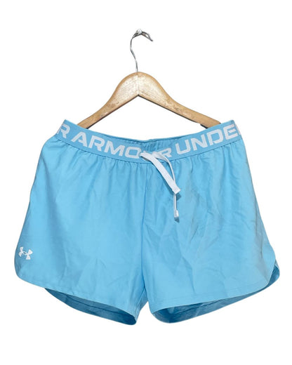 Under Armour Blue Sport Short For Women Large | ThriftHub.pk