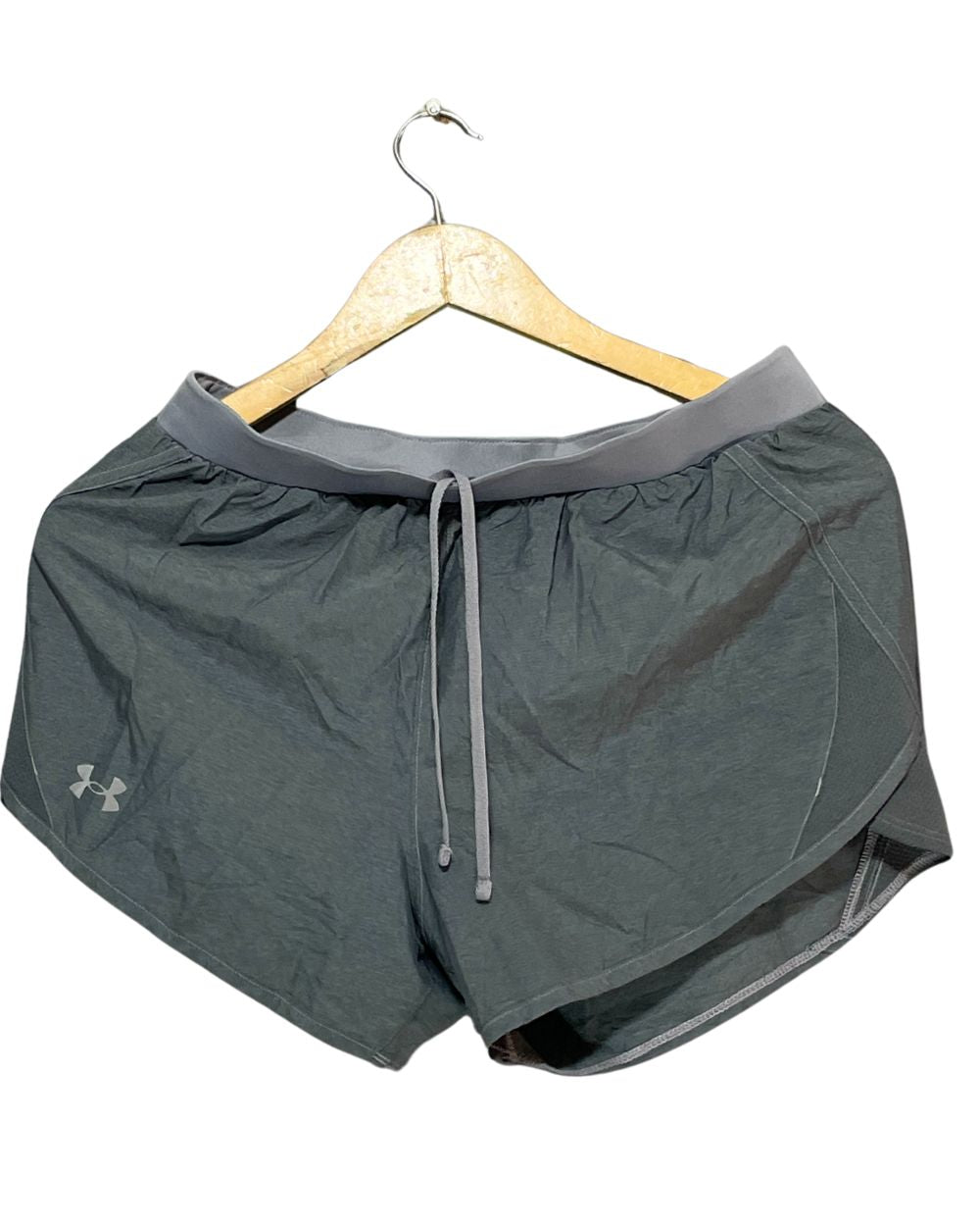 Under Armour Gray Parachute Short For Women L | ThriftHub.pk