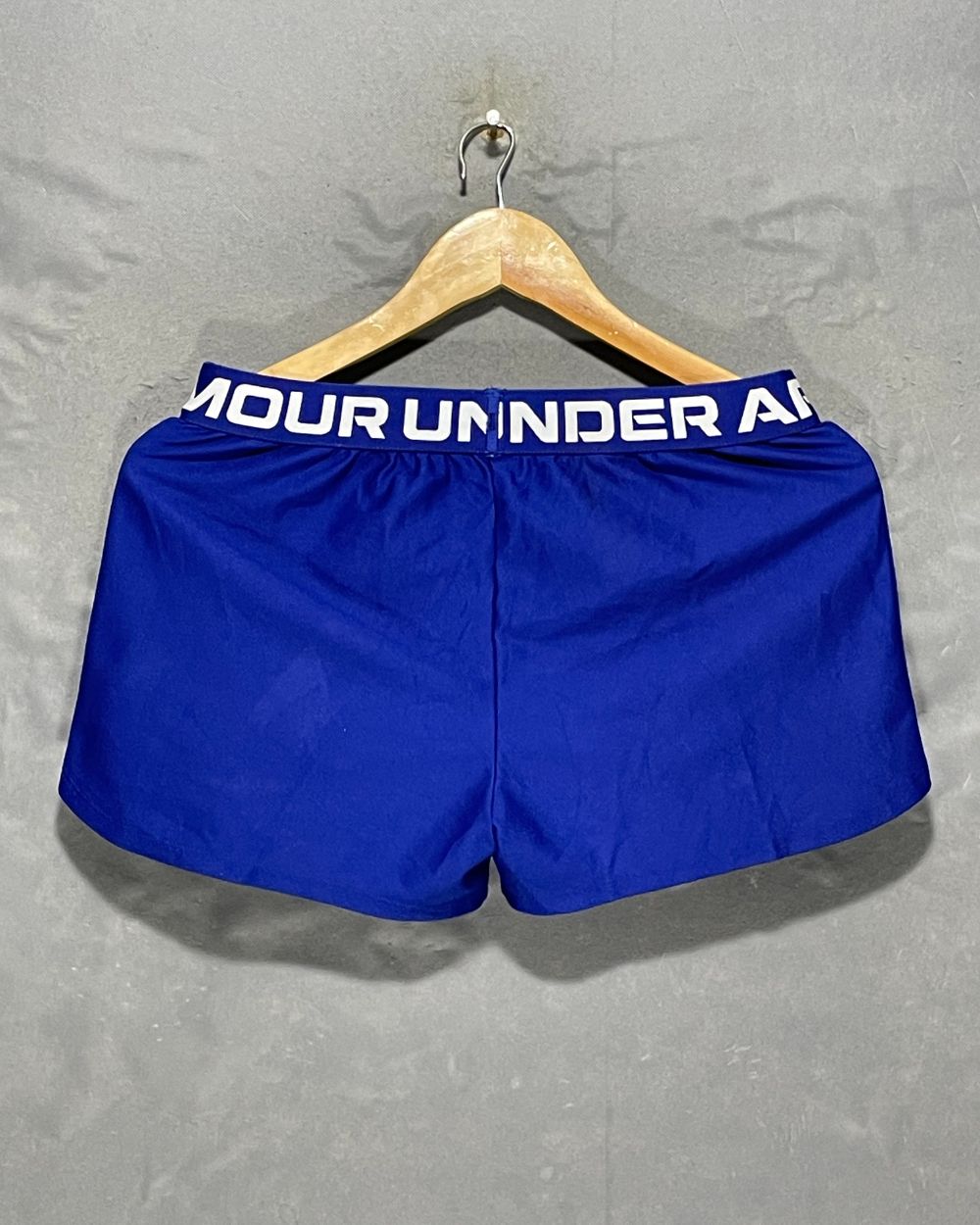 Under Armour Blue Sport Short For Women Medium | ThriftHub.pk