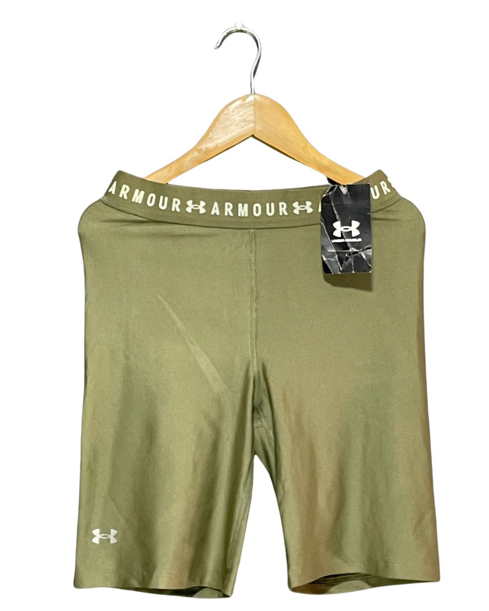 Under Armour Green Sport Short For Women Small | ThriftHub.pk