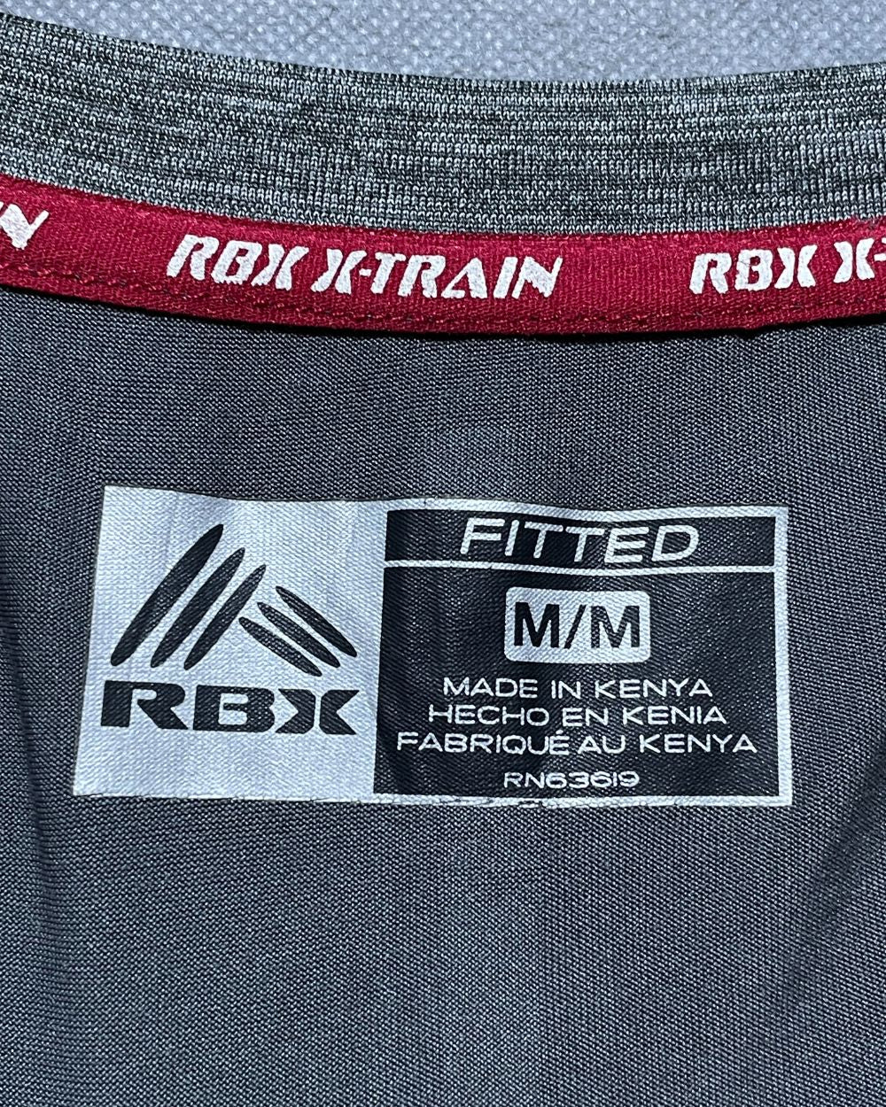 RBX Gray Sport Hood T Shirt For Women M | ThriftHub.pk