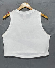 Nike White Sport T Shirt Top For Women Small | ThriftHub.pk