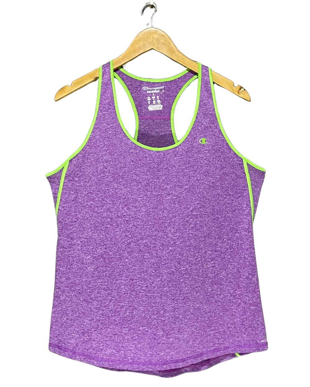 Champion Purple Sport Vest T Shirt For Women Large | ThriftHub.pk