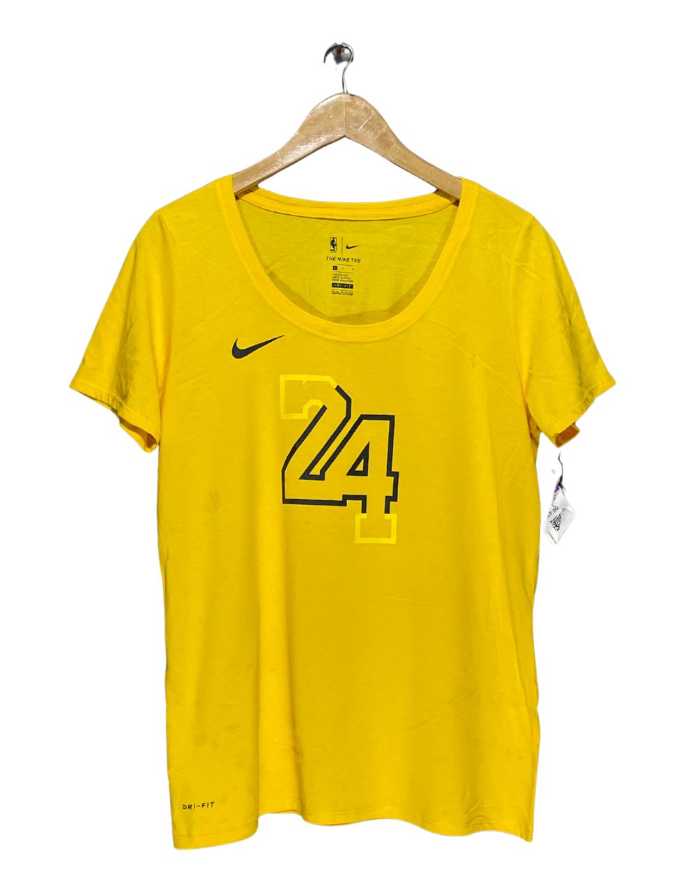 Nike Yellow Sport T Shirt For Women Large | ThriftHub.pk