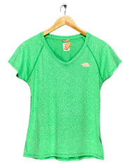 The North face Green Sport T Shirt For Women M | ThriftHub.pk
