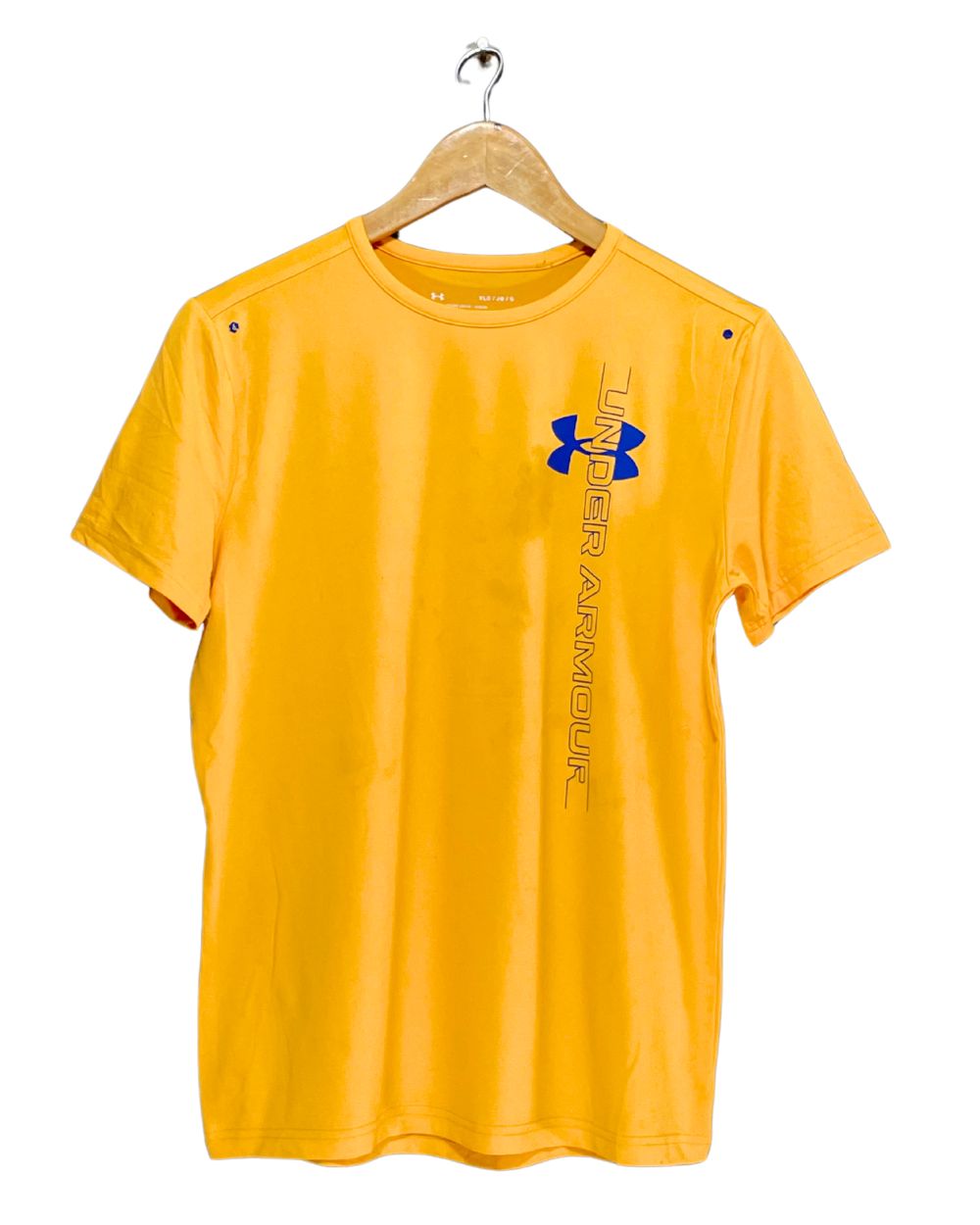 Under Armour Yellow Sport T Shirt For Women XL | ThriftHub.pk