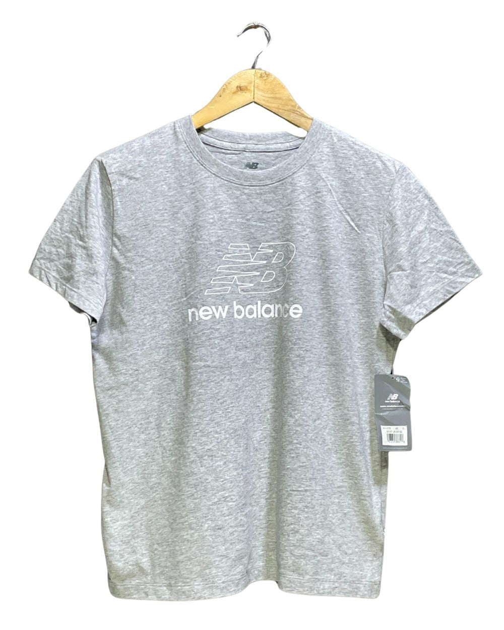 New Balance Gray Sport T Shirt For Women Small | ThriftHub.pk