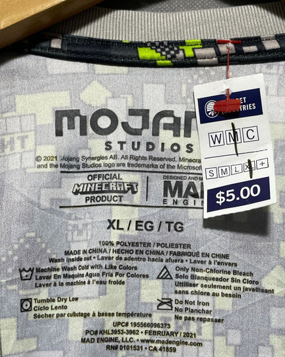 Mojang Green Sport T Shirt For Men XL | ThriftHub.pk