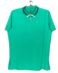 Nike Green Sport Polo T Shirt For Men XL | ThriftHub.pk