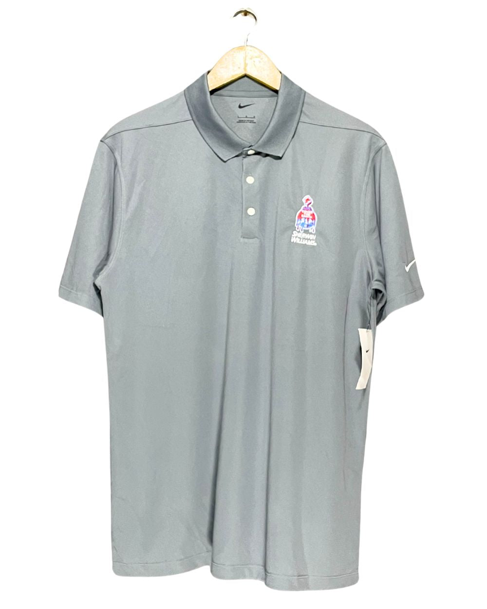Nike Gray Sport Polo T Shirt For Men L | ThriftHub.pk