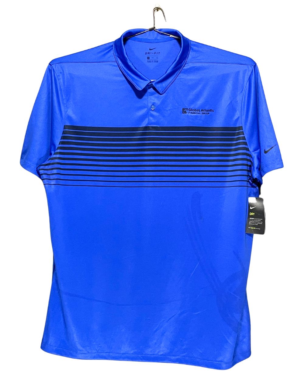 Nike Blue Sport Polo T Shirt For Men XXL | ThriftHub.pk