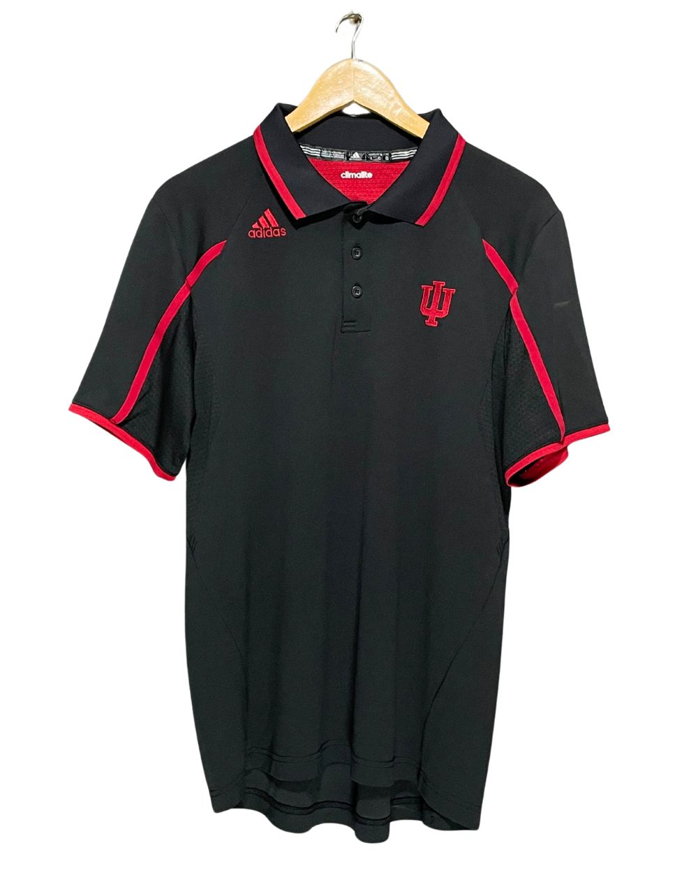 Adidas Black Sport Polo T Shirt For Men L | ThriftHub.pk