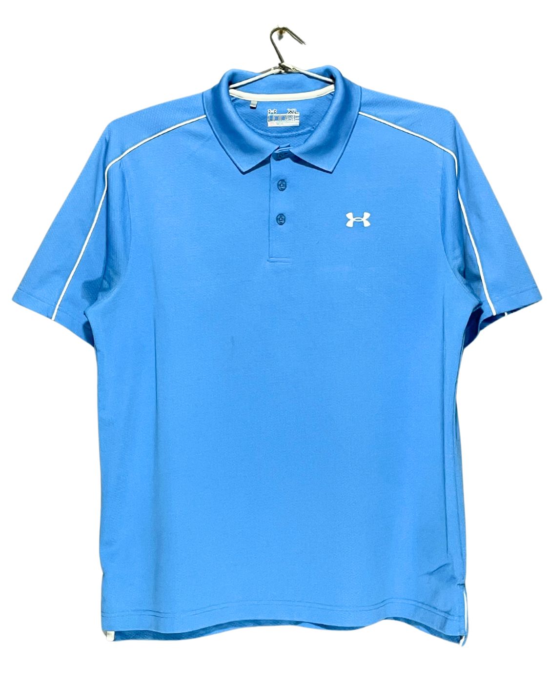Under Armour Blue Sport Polo T Shirt For Men XL | ThriftHub.pk