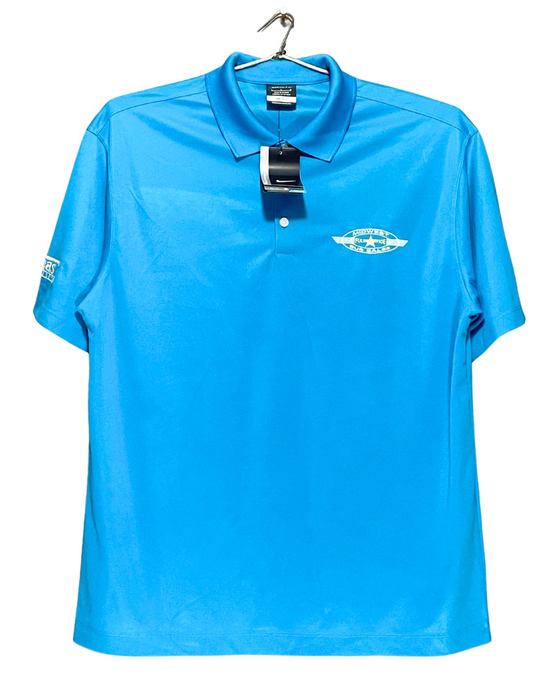 Nike Blue Sport Polo T Shirt For Men L | ThriftHub.pk