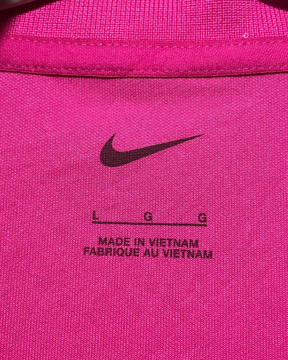 Nike Pink Sport Polo T Shirt For Men L | ThriftHub.pk