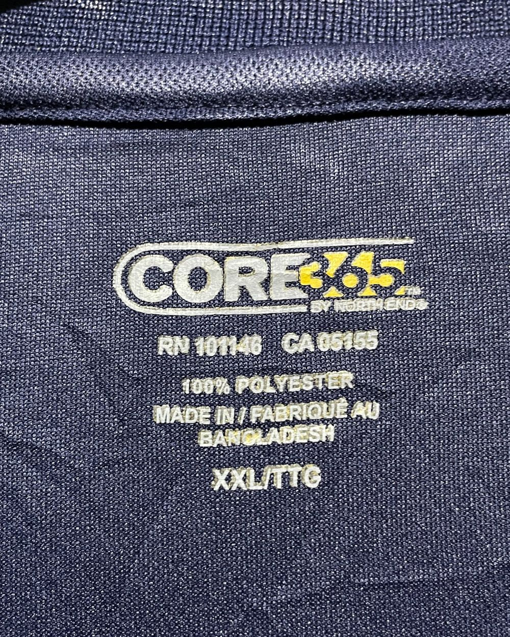 Core 365 Blue Sport Polo T Shirt For Men XXL | ThriftHub.pk