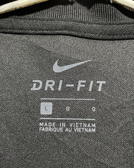 Nike Black Sport Polo T Shirt For Men L | ThriftHub.pk