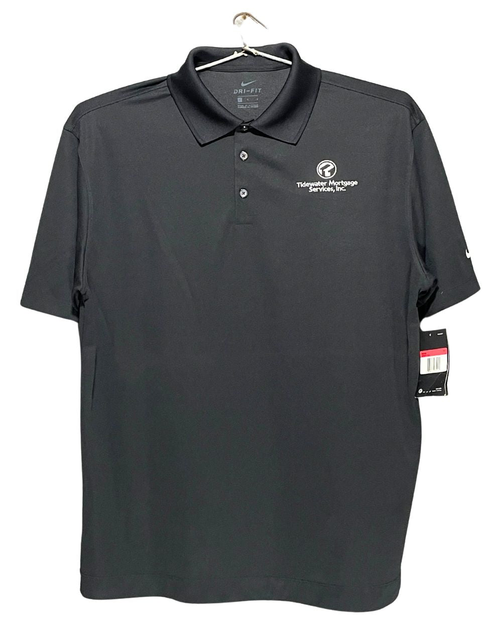Nike Black Sport Polo T Shirt For Men L | ThriftHub.pk