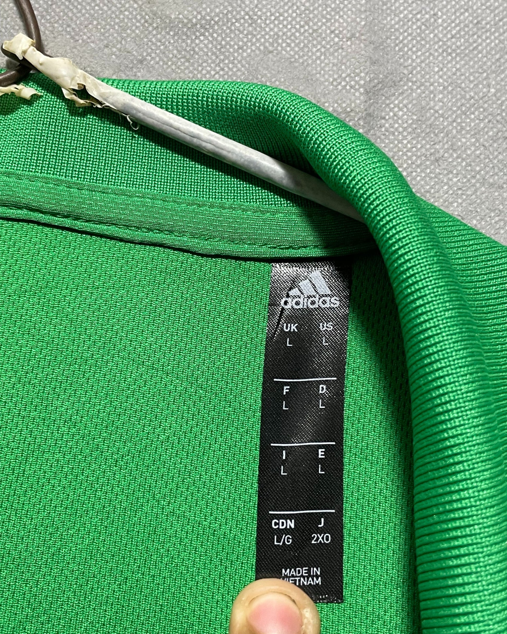 Adidas Green Sport Polo T Shirt For Men L | ThriftHub.pk