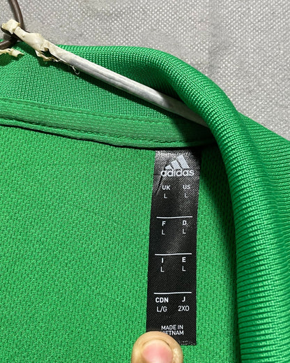 Adidas Green Sport Polo T Shirt For Men L | ThriftHub.pk