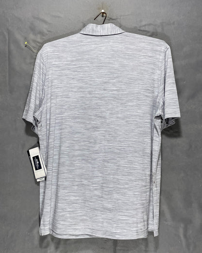 Charles River Gray Sport Polo T Shirt For Men XXL | ThriftHub.pk