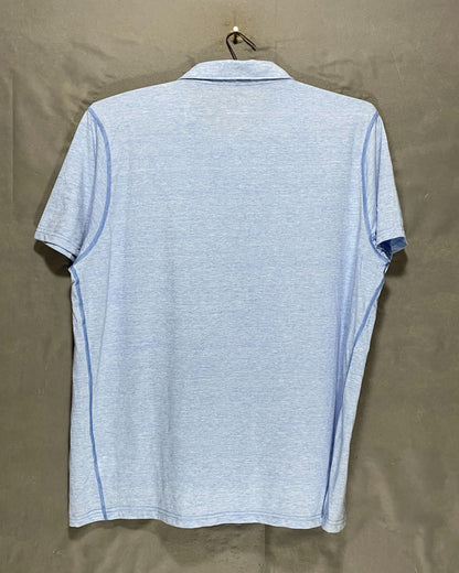 League Blue Sport Polo T Shirt For Men XL | ThriftHub.pk
