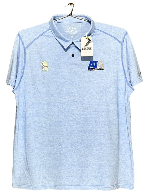 League Blue Sport Polo T Shirt For Men XL | ThriftHub.pk