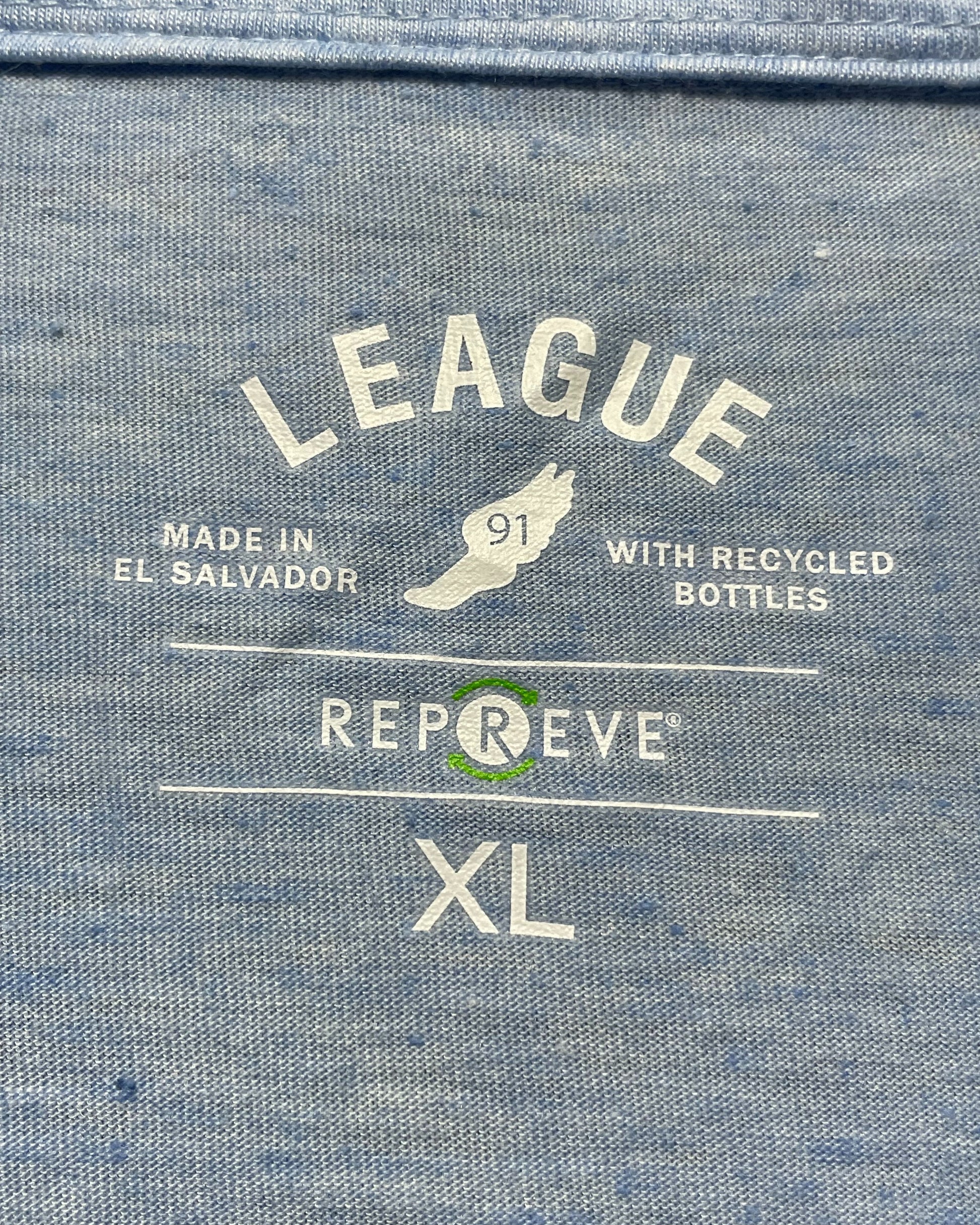 League Blue Sport Polo T Shirt For Men XL | ThriftHub.pk