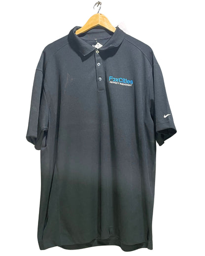 Nike Black Sport Polo T Shirt For Men XL | ThriftHub.pk