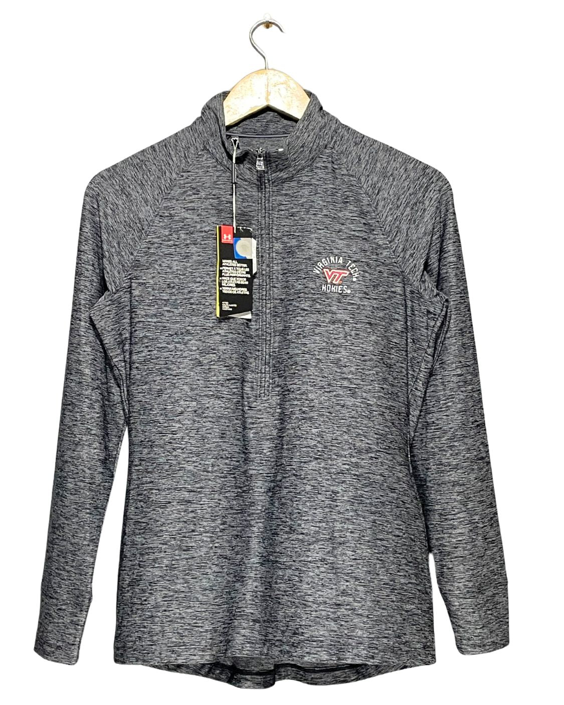 Under Armour Gray Sport Polo T Shirt For Women M | ThriftHub.pk