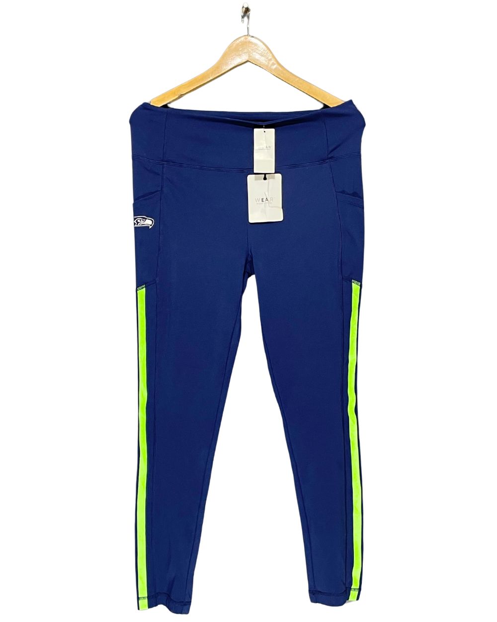 Wear Blue Sport Gym Tights For Women L | ThriftHub.pk