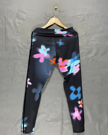 Adidas Black Sport Gym Tights For Girl 16 Years | ThriftHub.pk