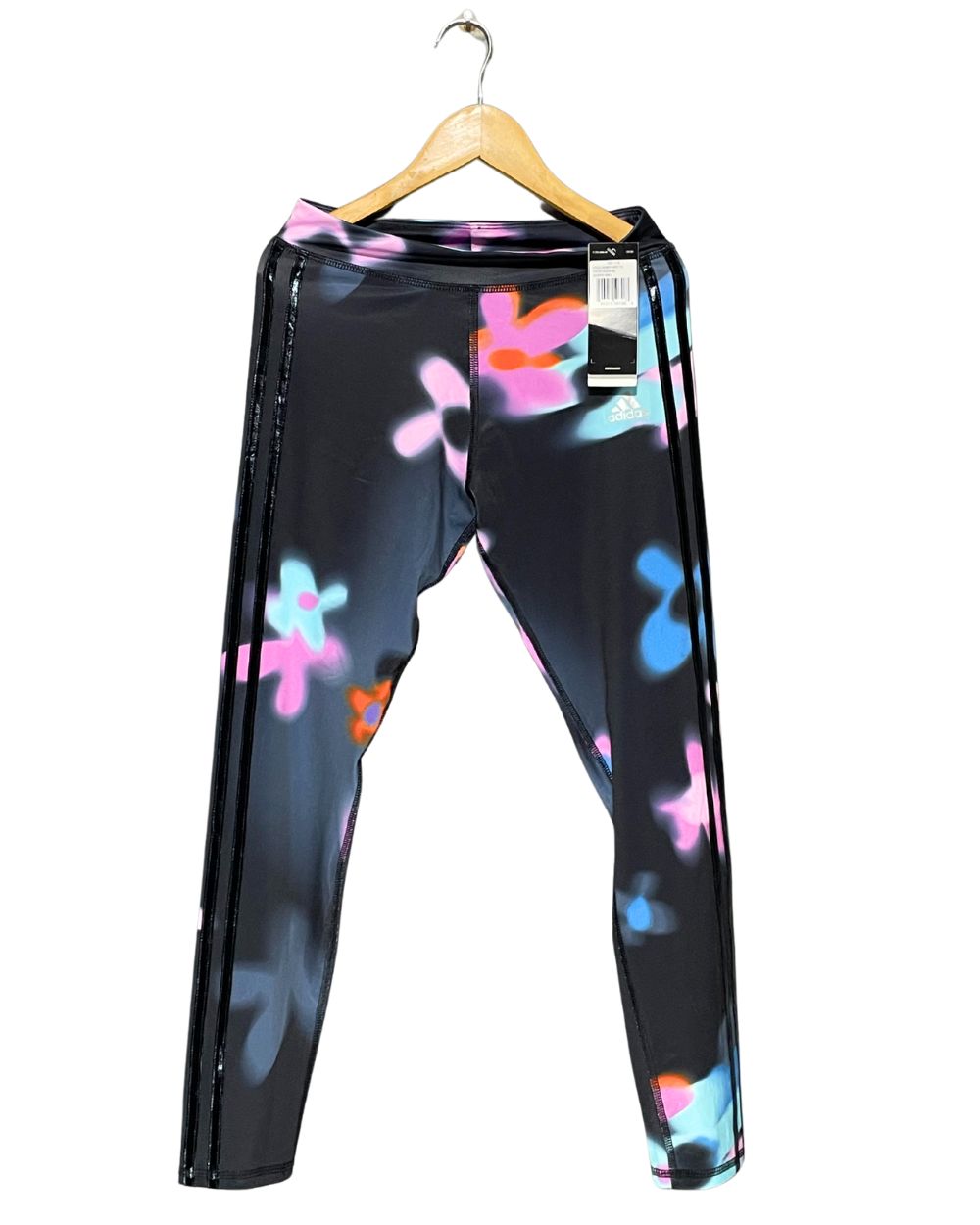 Adidas Black Sport Gym Tights For Girl 16 Years | ThriftHub.pk