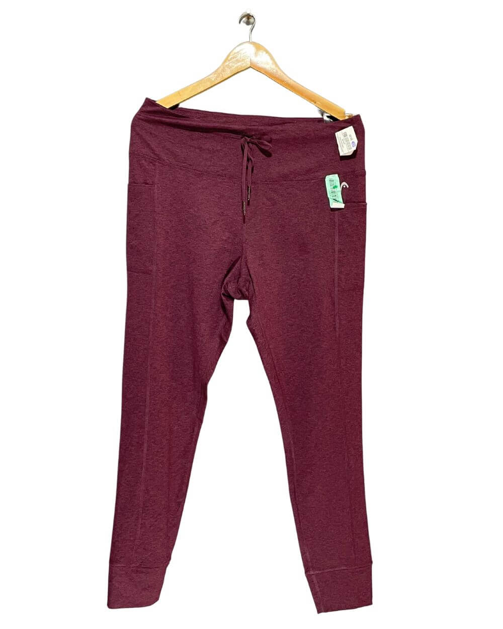 Head Maroon Sport Gym Tights For Women XL | ThriftHub.pk