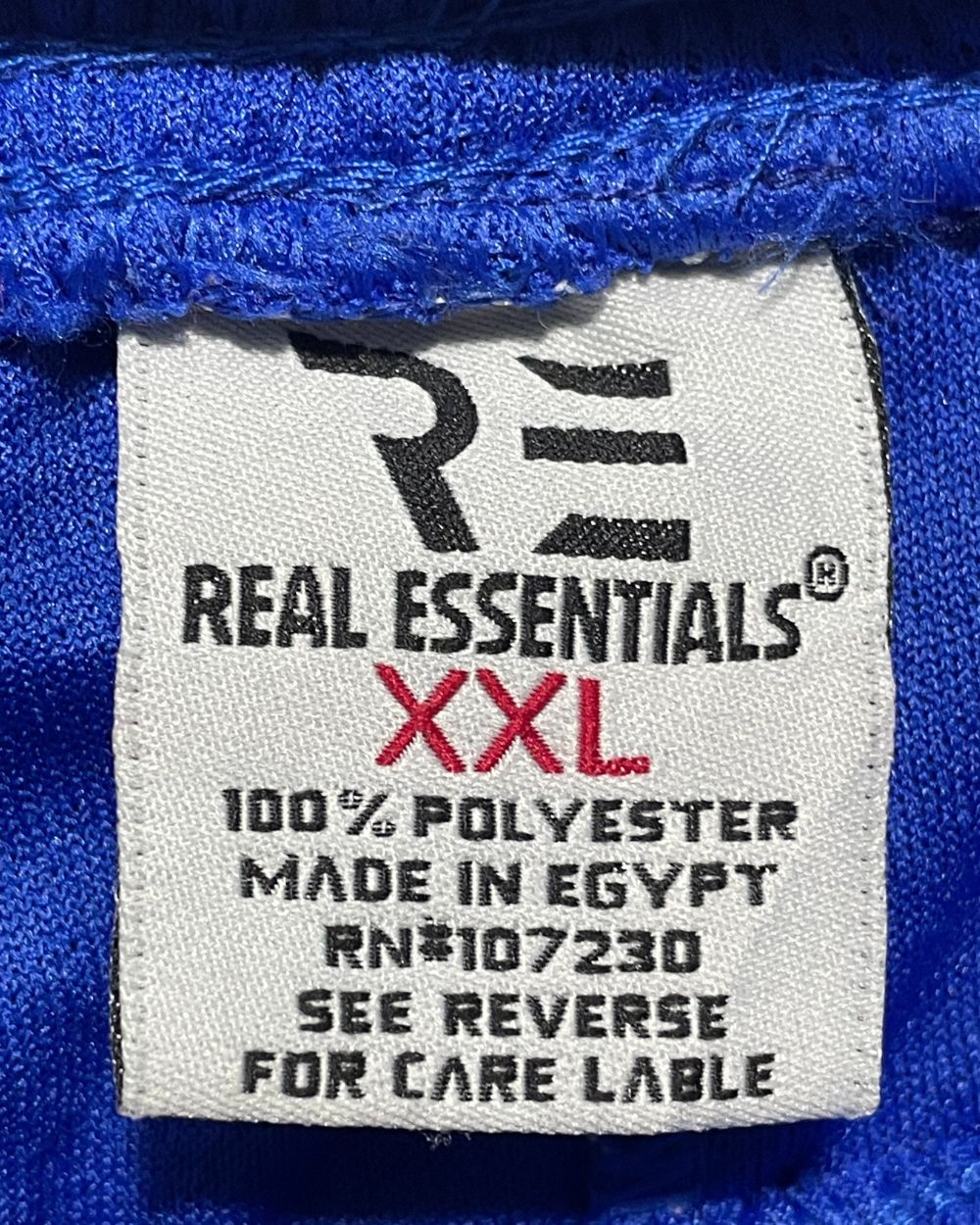 Real Essentials Blue Sport Short For Men L