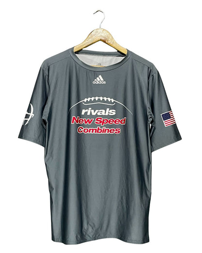 Adidas Gray Sport T Shirt  For Men Medium