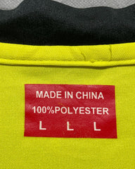Thrift Hub Yellow Sport T Shirt  For Men Large