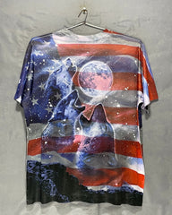 Spirit Of America Gray Sport T Shirt  For Men X Large