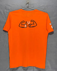 Nike Orange Sport T Shirt  For Men Large