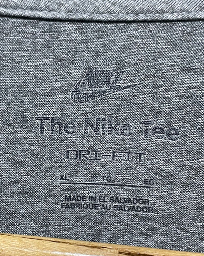 Nike Gray Sport T Shirt  For Men Small