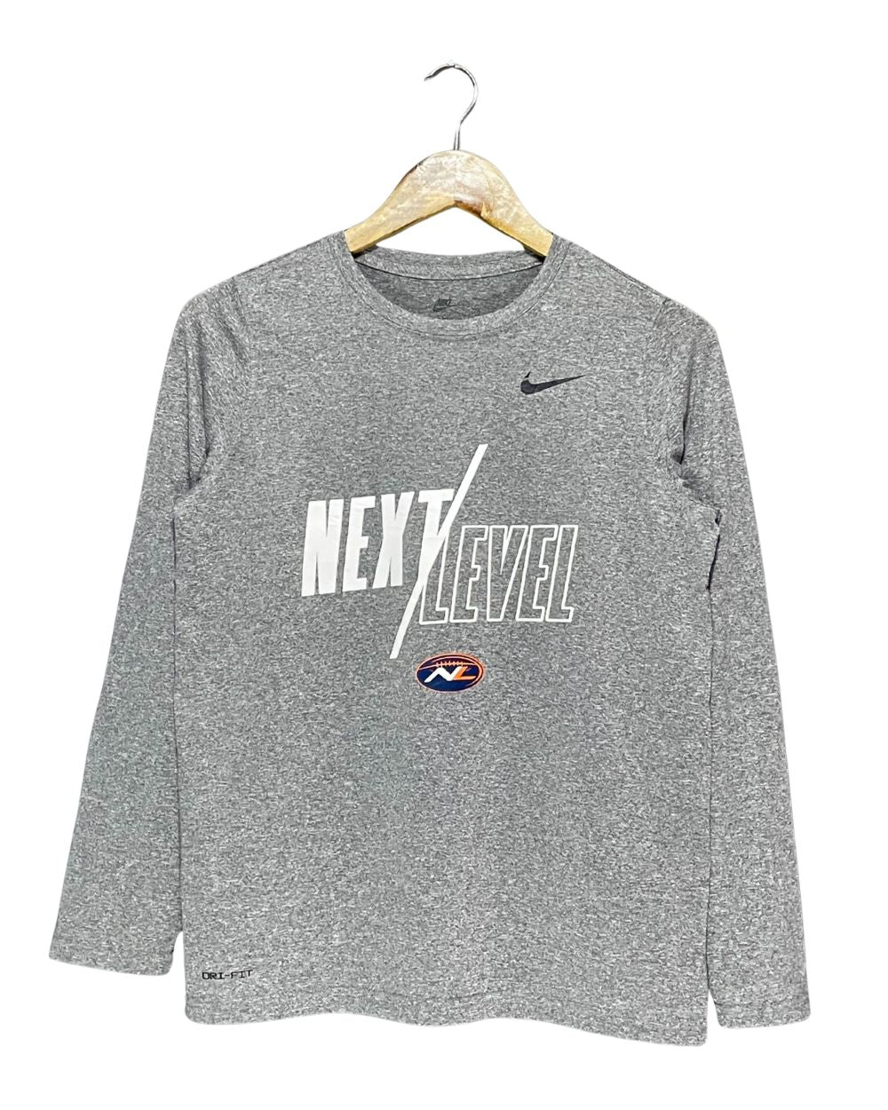 Nike Gray Sport T Shirt  For Men Small