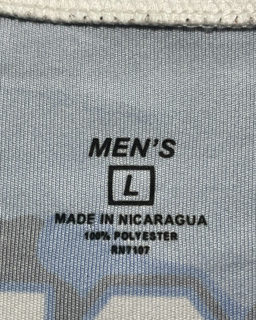 Thrift Hub Blue Sport T Shirt  For Men Large