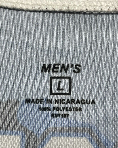 Thrift Hub Blue Sport T Shirt  For Men Large